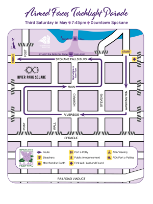 2026 Armed Forces Parade Map